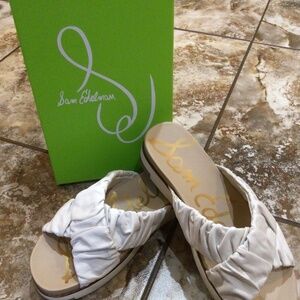 Sam Edelman Aida White Sandals Size 8.5